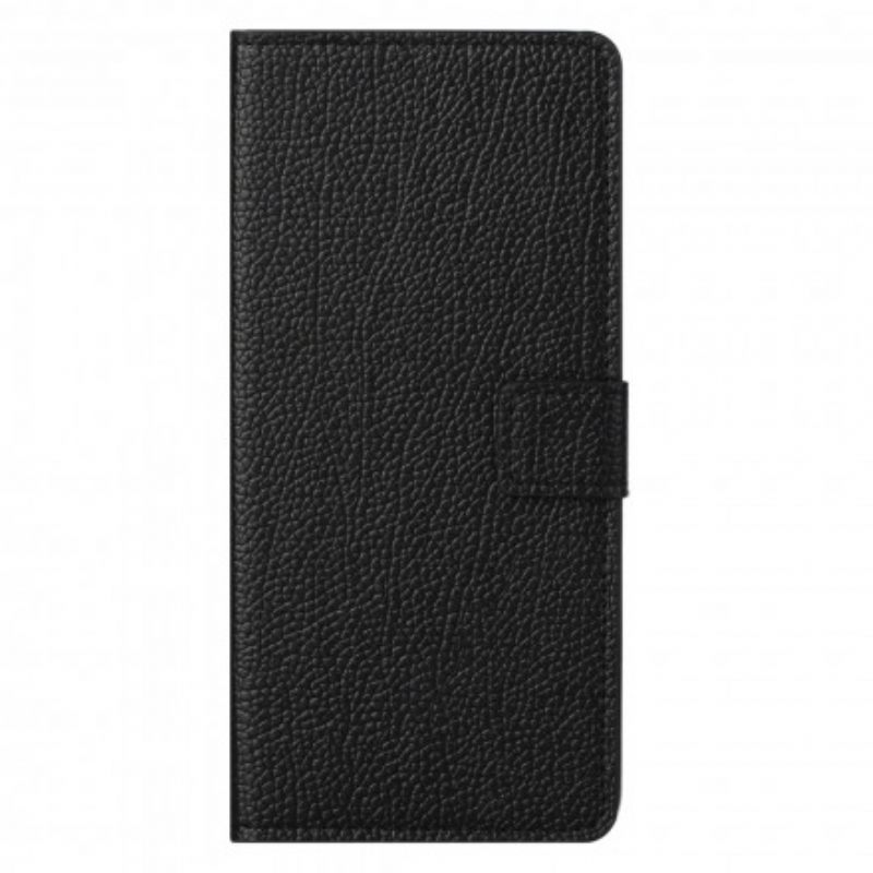 Kotelot Motorola Edge 20 Pro Litchi Grain Leather Effect