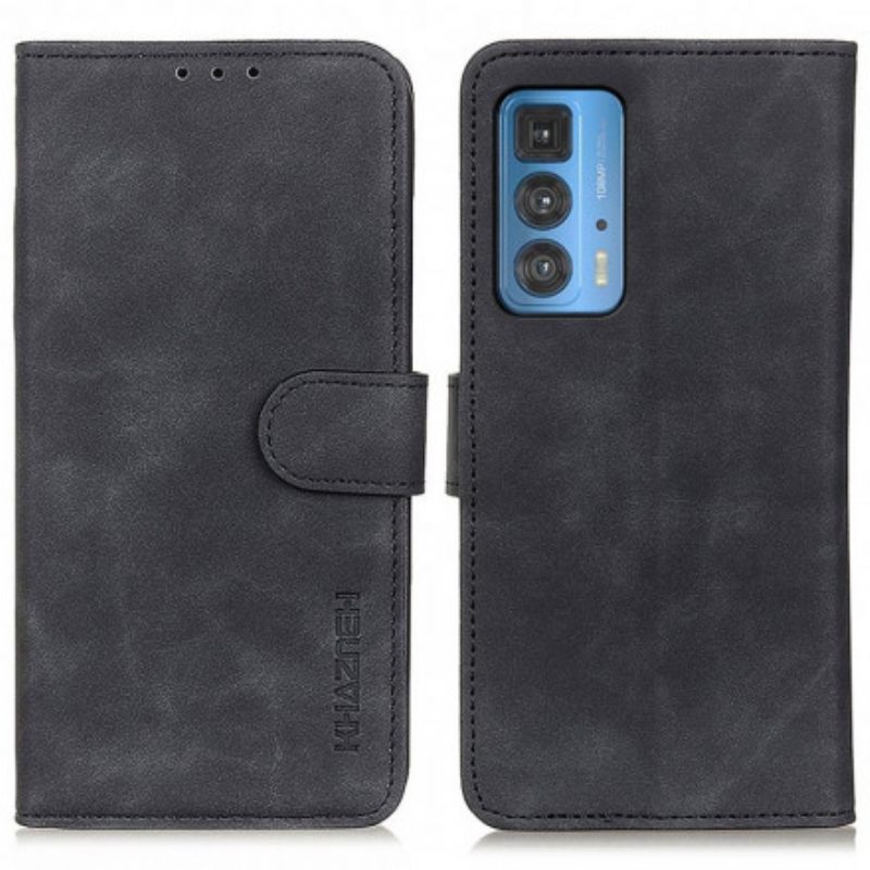 Kotelot Motorola Edge 20 Pro Vintage Leather Effect Khazneh