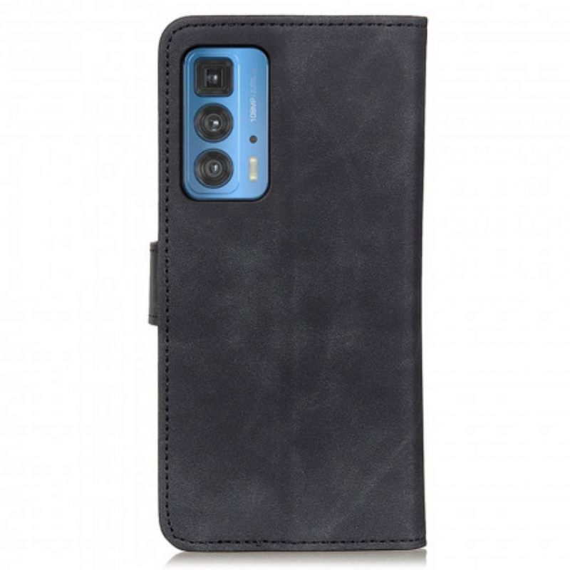 Kotelot Motorola Edge 20 Pro Vintage Leather Effect Khazneh