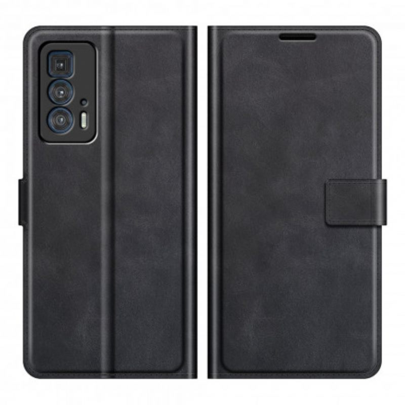 Nahkakotelo Motorola Edge 20 Pro Slim Extreme Leather Effect