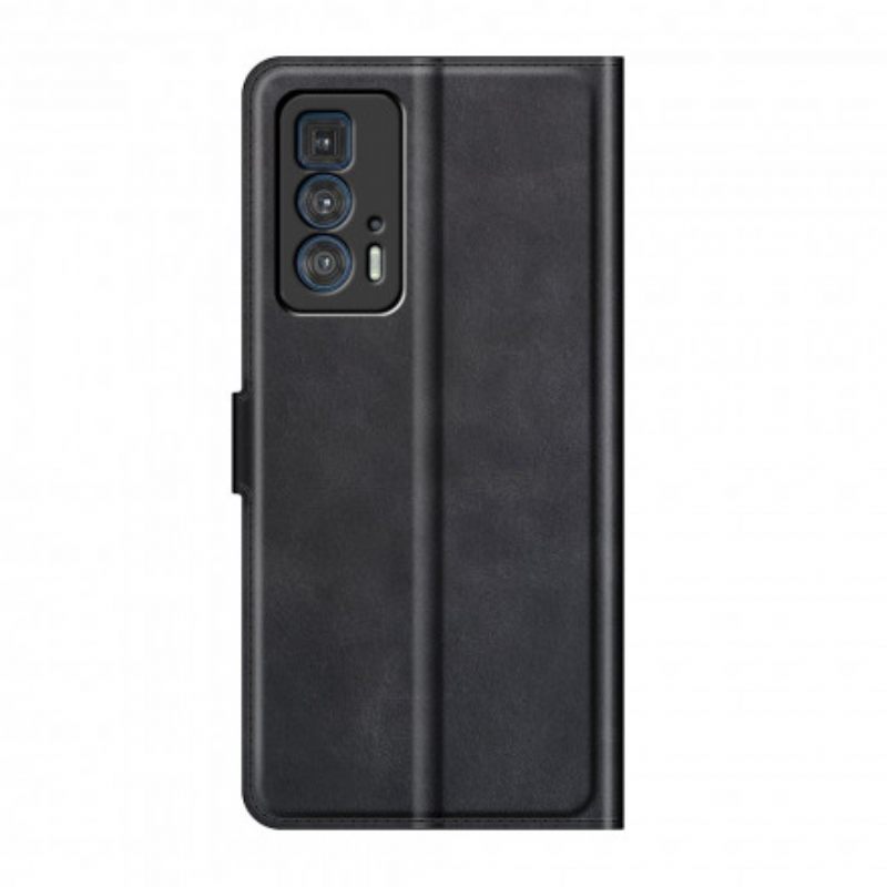 Nahkakotelo Motorola Edge 20 Pro Slim Extreme Leather Effect