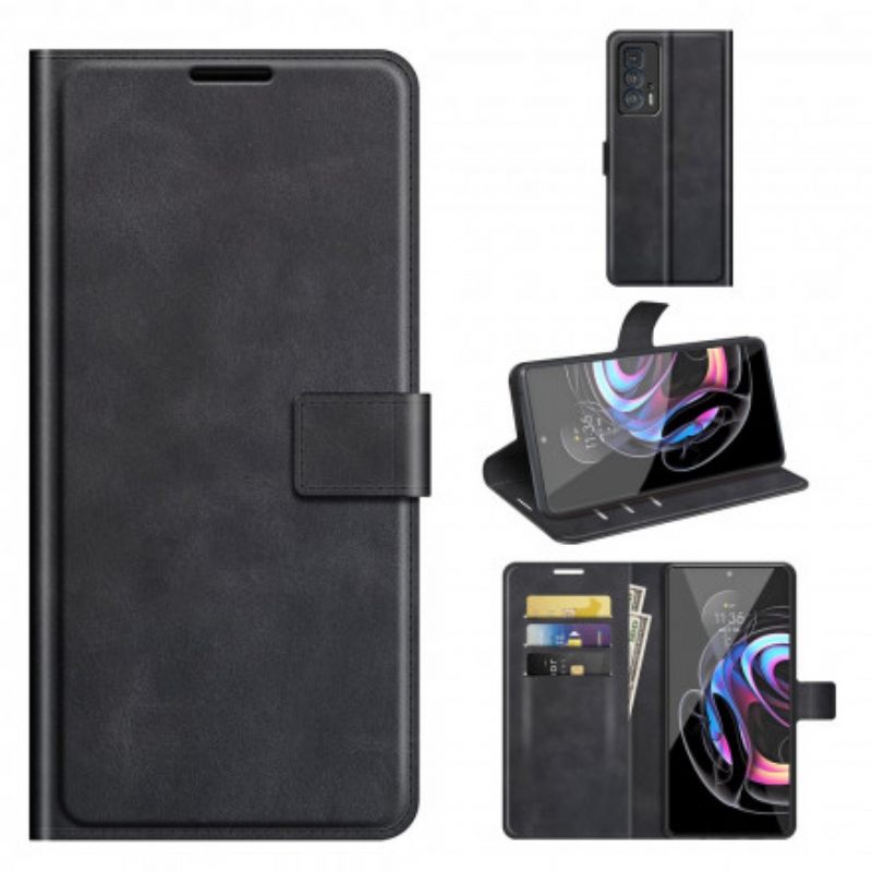 Nahkakotelo Motorola Edge 20 Pro Slim Extreme Leather Effect