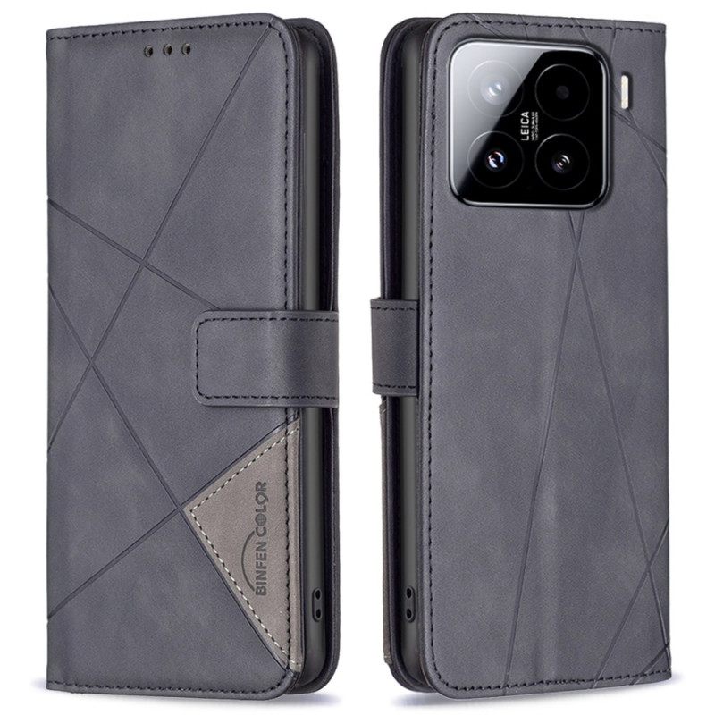 Kotelot Xiaomi 15 Binfencolor Geometry Suojakuori