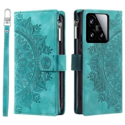 Kotelot Xiaomi 15 Mandala-mokkanahkakuvioinen Lompakko Suojakuori