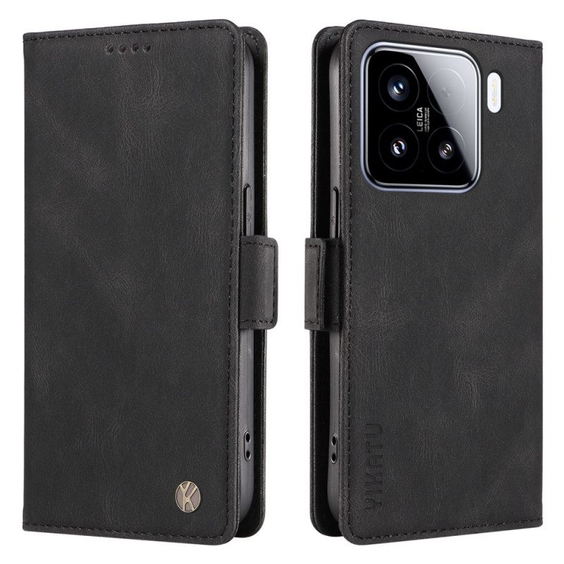 Kotelot Xiaomi 15 Ykatu Mokkanahkaefekti Suojakuori