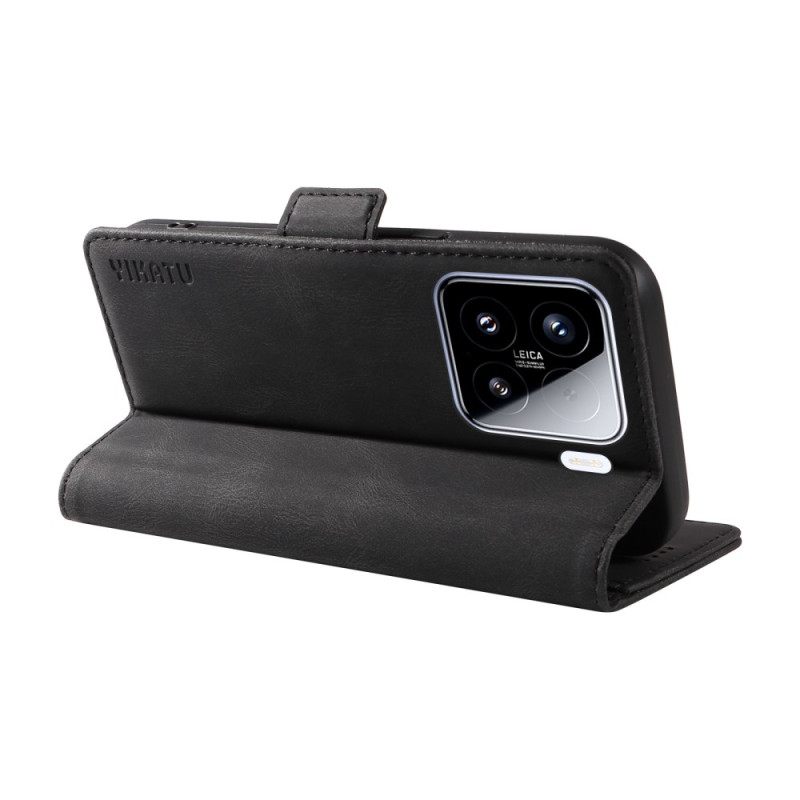 Kotelot Xiaomi 15 Ykatu Mokkanahkaefekti Suojakuori