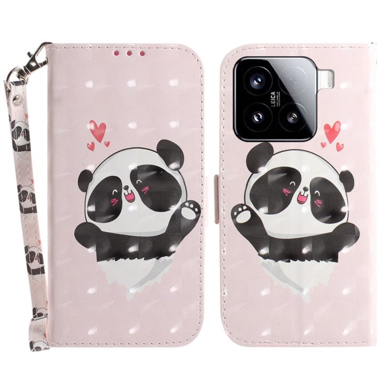 Kuoret Xiaomi 15 Panda-rakkauskaulanauha