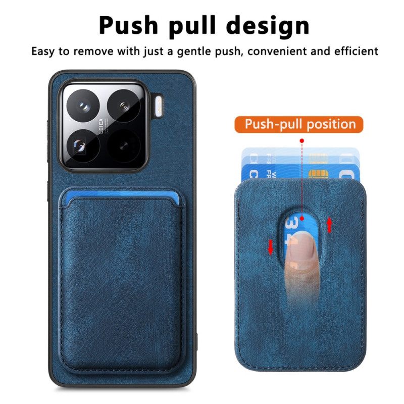 Kuoret Xiaomi 15 Retro Irrotettavalla Korttipidikkeellä