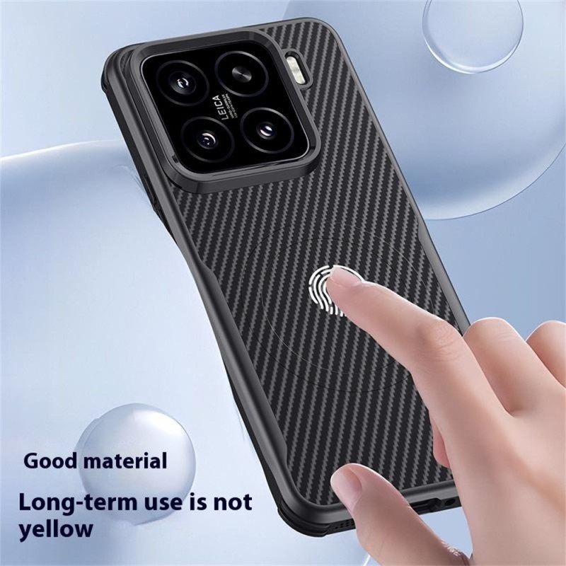 Kuori Xiaomi 15 Magsafe-yhteensopiva Hiilikuitu Suojakuori