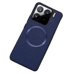 Kuori Xiaomi 15 Magsafe-yhteensopiva Teksturoidtu Tekonahka