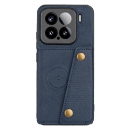 Kuori Xiaomi 15 Nahkamainen Korttikotelo Ja Teline