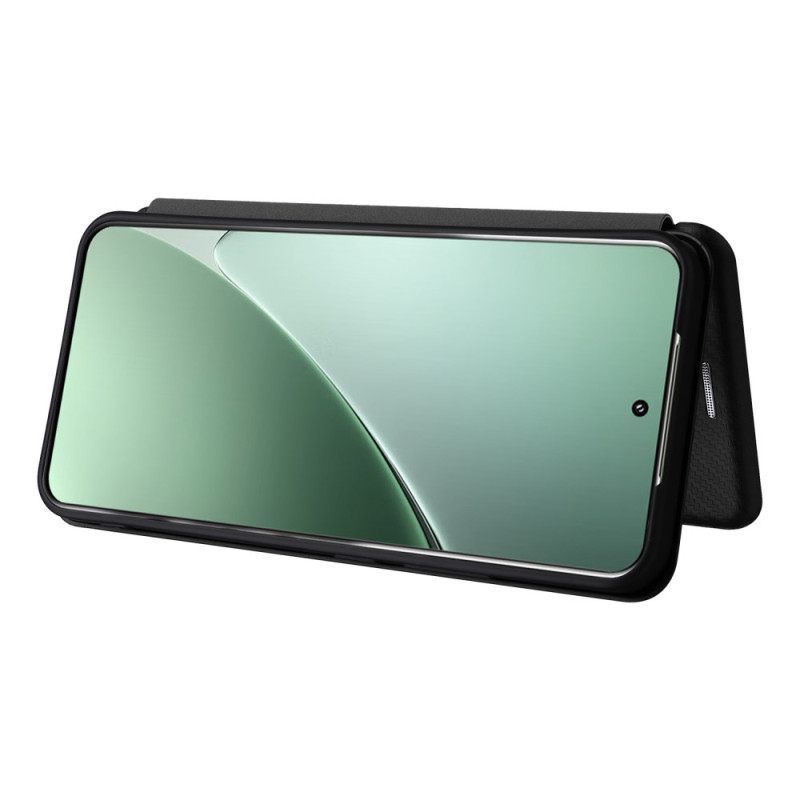 Nahkakotelo Xiaomi 15 Hiilikuitu Suojakuori