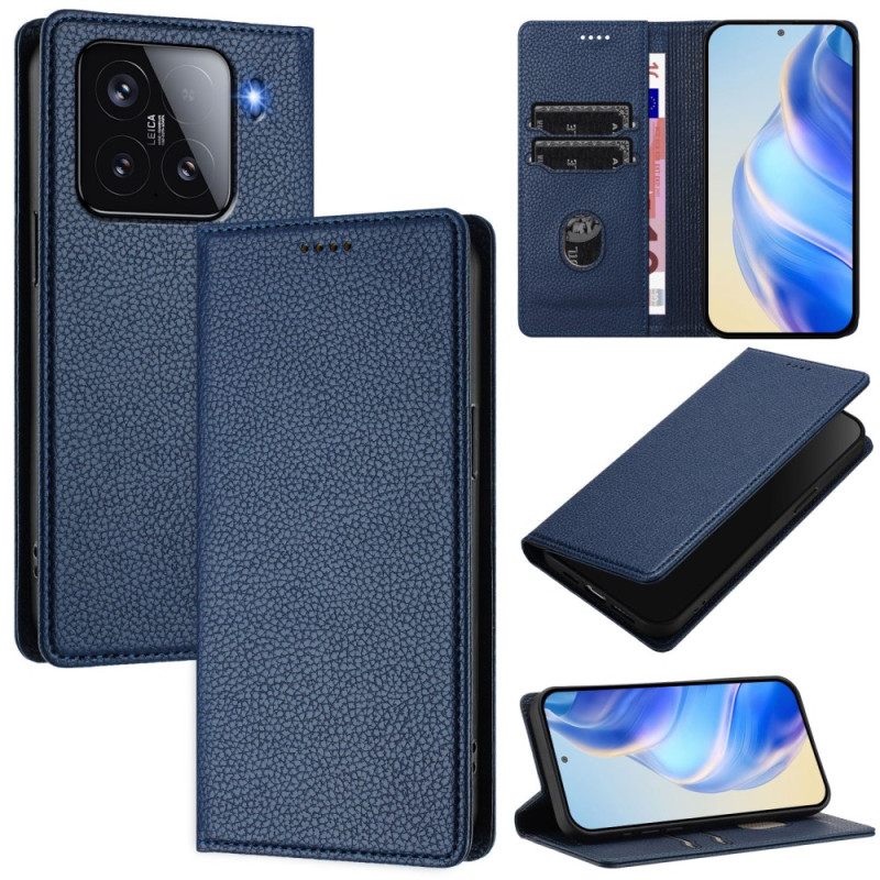 Nahkakotelo Xiaomi 15 Puhelinkuoret Rfid-suojattu Nahkakuvio