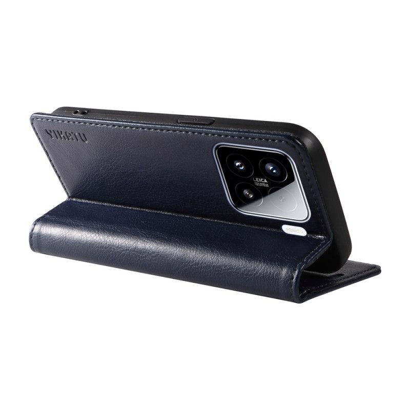 Nahkakotelo Xiaomi 15 Puhelinkuoret Yikatu Vintage-tyyli