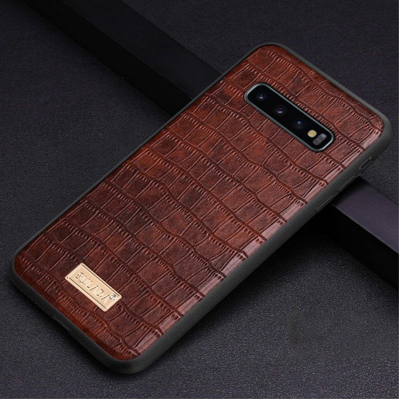 Kuori Samsung Galaxy S10 Plus Sulada Krokotiilin Ihovaikutus