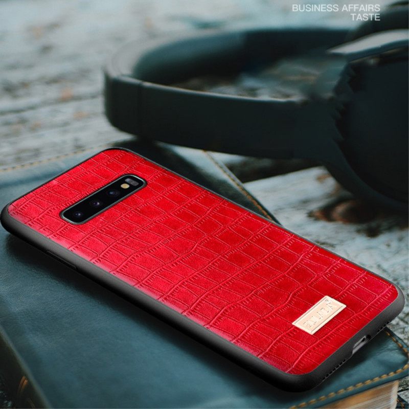 Kuori Samsung Galaxy S10 Plus Sulada Krokotiilin Ihovaikutus