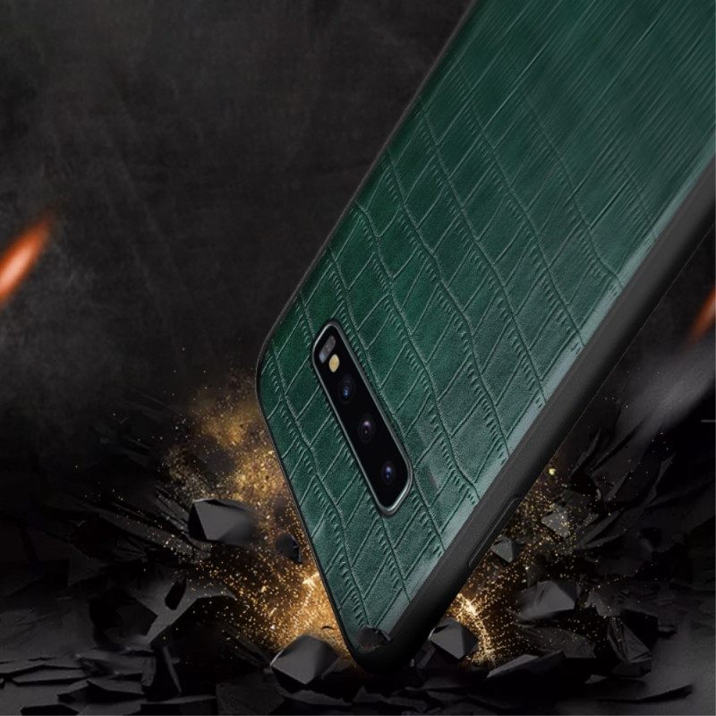 Kuori Samsung Galaxy S10 Plus Sulada Krokotiilin Ihovaikutus