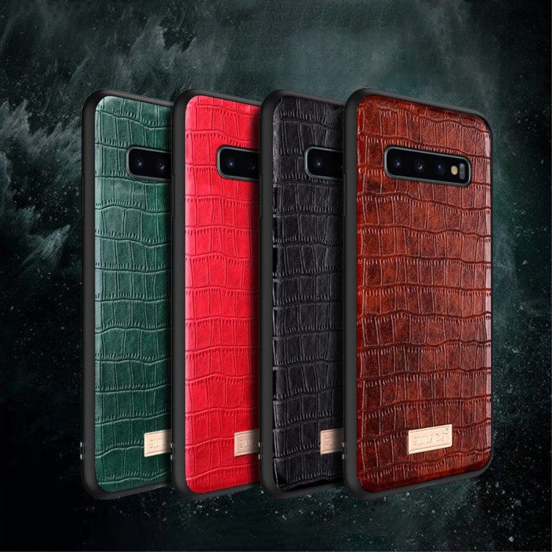 Kuori Samsung Galaxy S10 Plus Sulada Krokotiilin Ihovaikutus