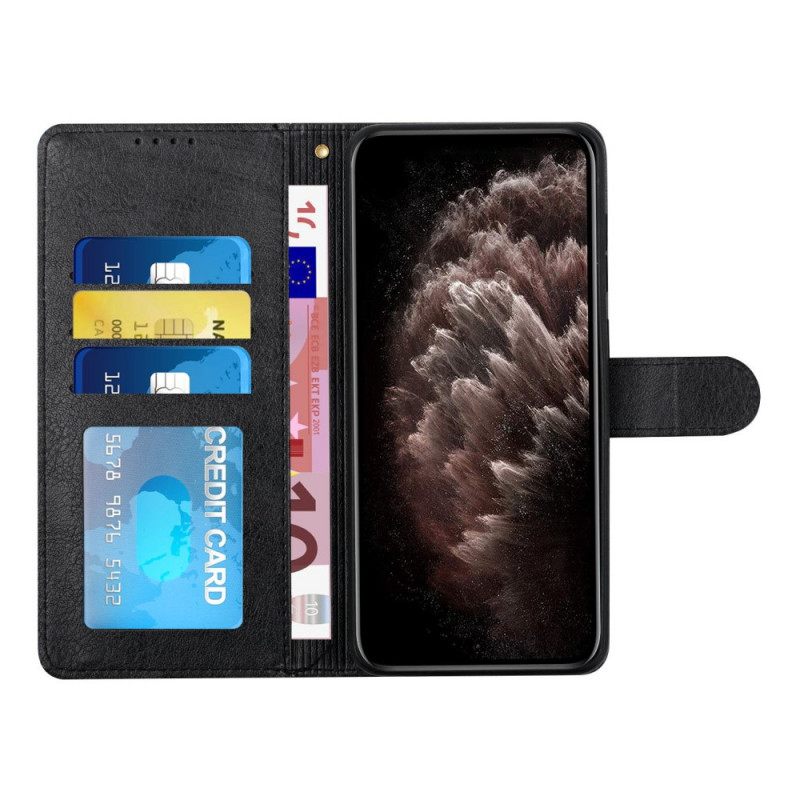 Nahkakotelo Samsung Galaxy S10 Plus Faux Leather Silhouette