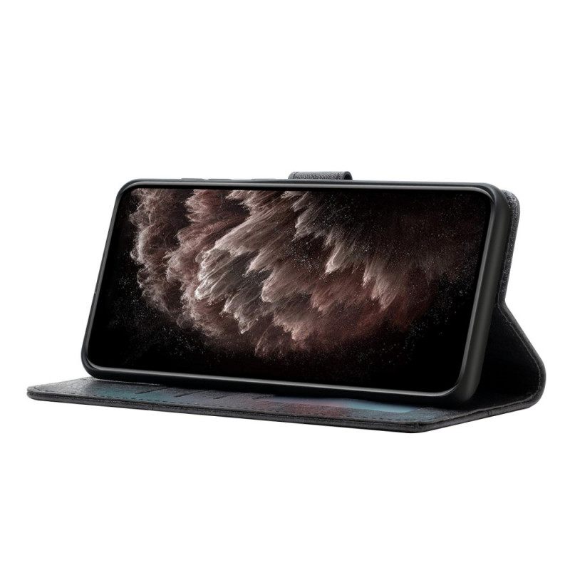 Nahkakotelo Samsung Galaxy S10 Plus Faux Leather Silhouette