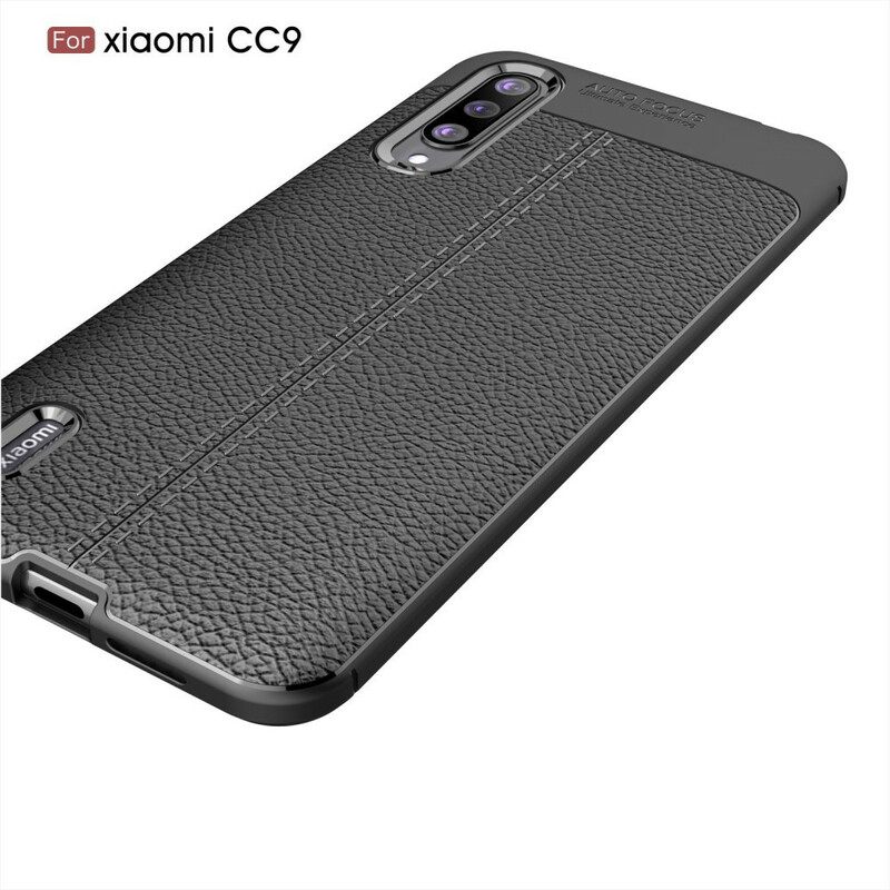 Kuori Xiaomi Mi 9 Lite Litchin Nahkaefekti