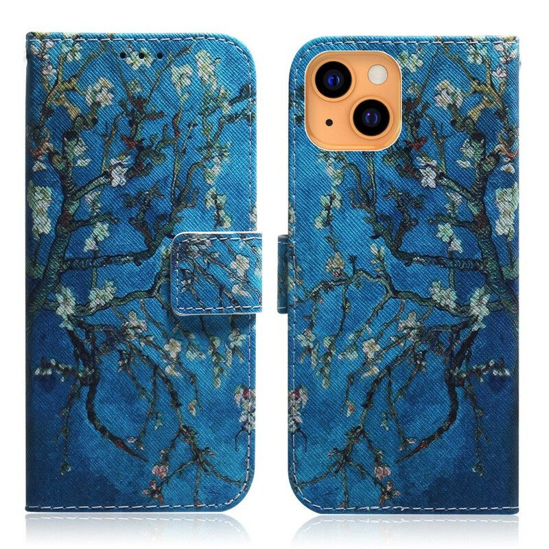 Kotelot iPhone 13 Mini Kukkivan Puun Oksa