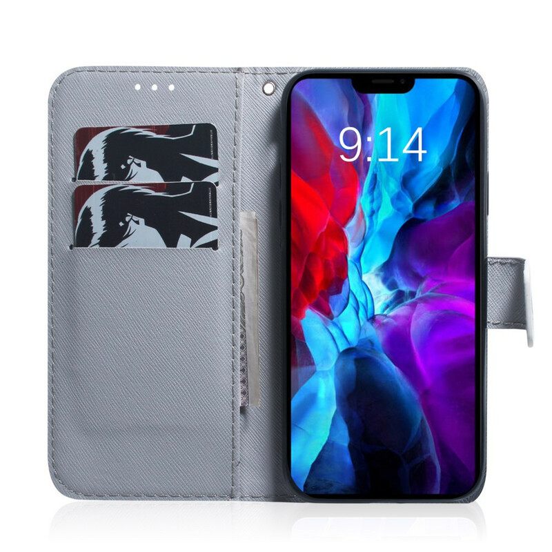 Kotelot iPhone 13 Mini Kukkivan Puun Oksa