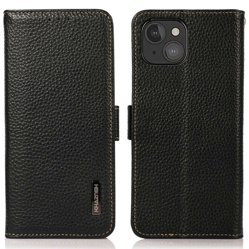 Kotelot iPhone 13 Mini Litchi Nahka Khazneh