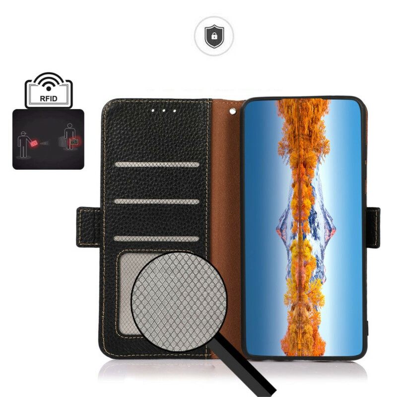 Kotelot iPhone 13 Mini Litchi Nahka Khazneh