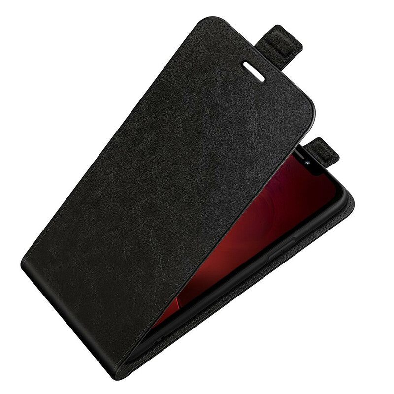 Kotelot iPhone 13 Mini Nahkatehoste Pystysuora Läppä