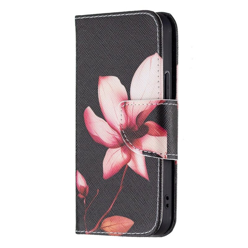 Kotelot iPhone 13 Mini Vaaleanpunainen Kukka