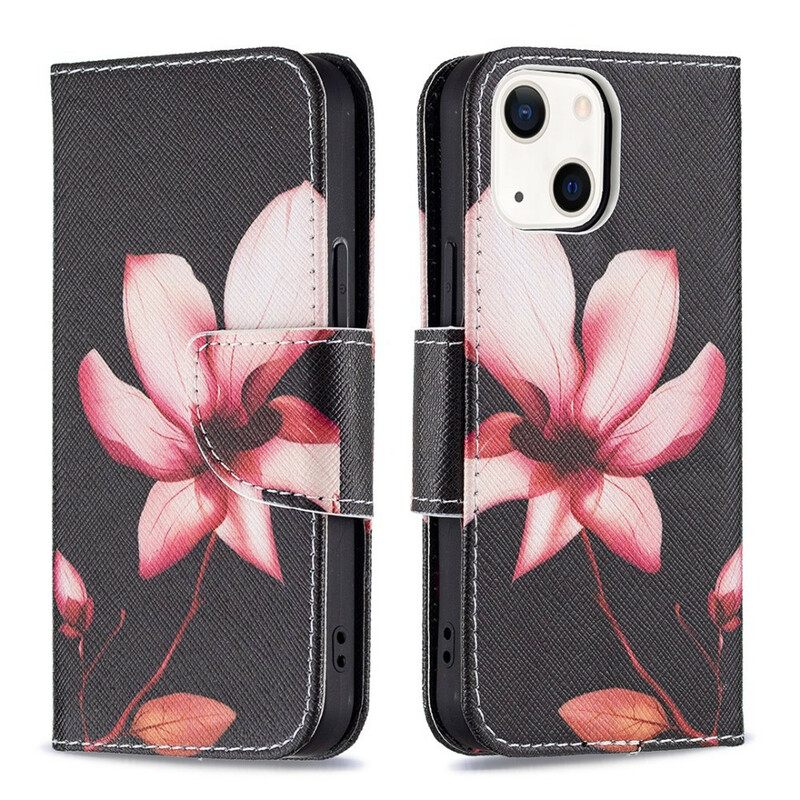 Kotelot iPhone 13 Mini Vaaleanpunainen Kukka