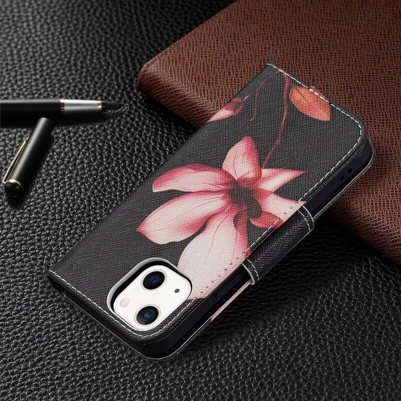 Kotelot iPhone 13 Mini Vaaleanpunainen Kukka