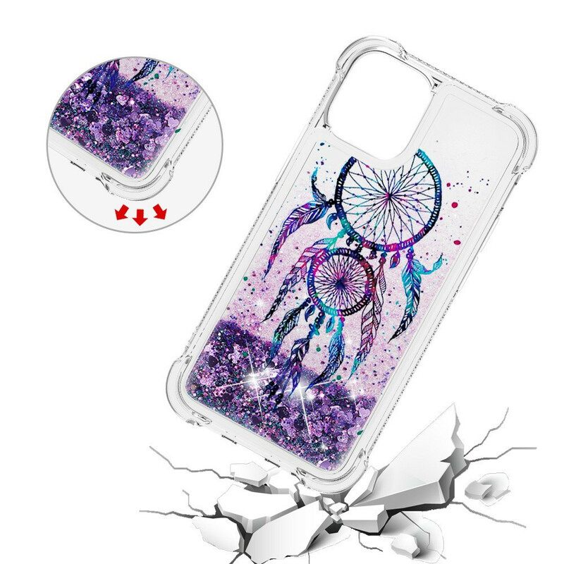Kuori iPhone 13 Mini Glitter Dream Catcher