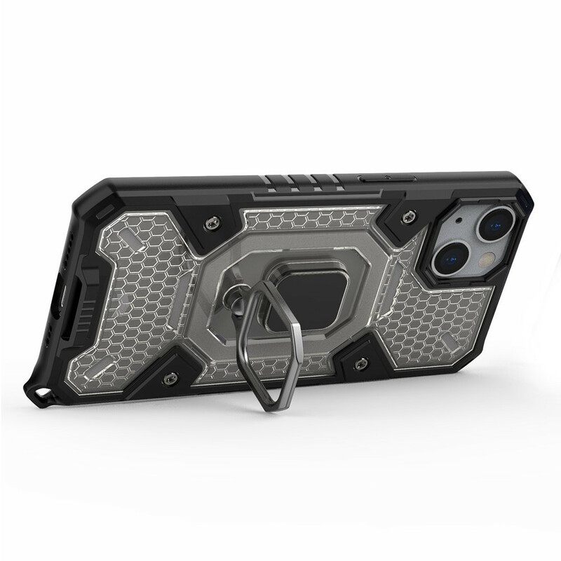Kuori iPhone 13 Mini Honeycomb Renkaalla