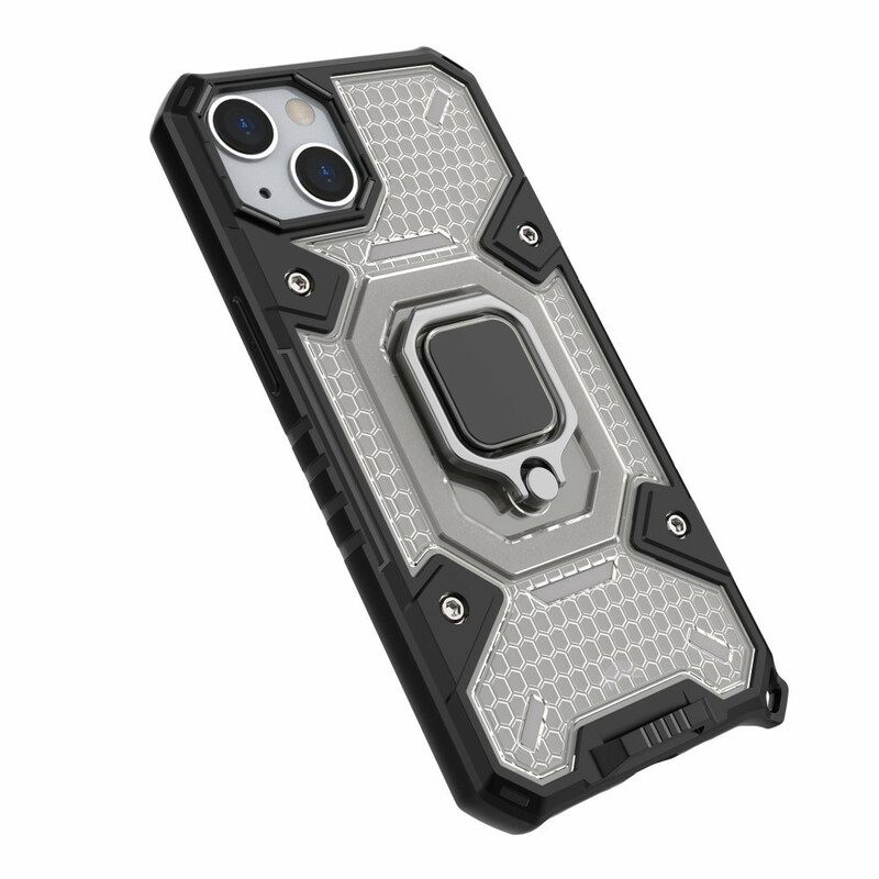 Kuori iPhone 13 Mini Honeycomb Renkaalla
