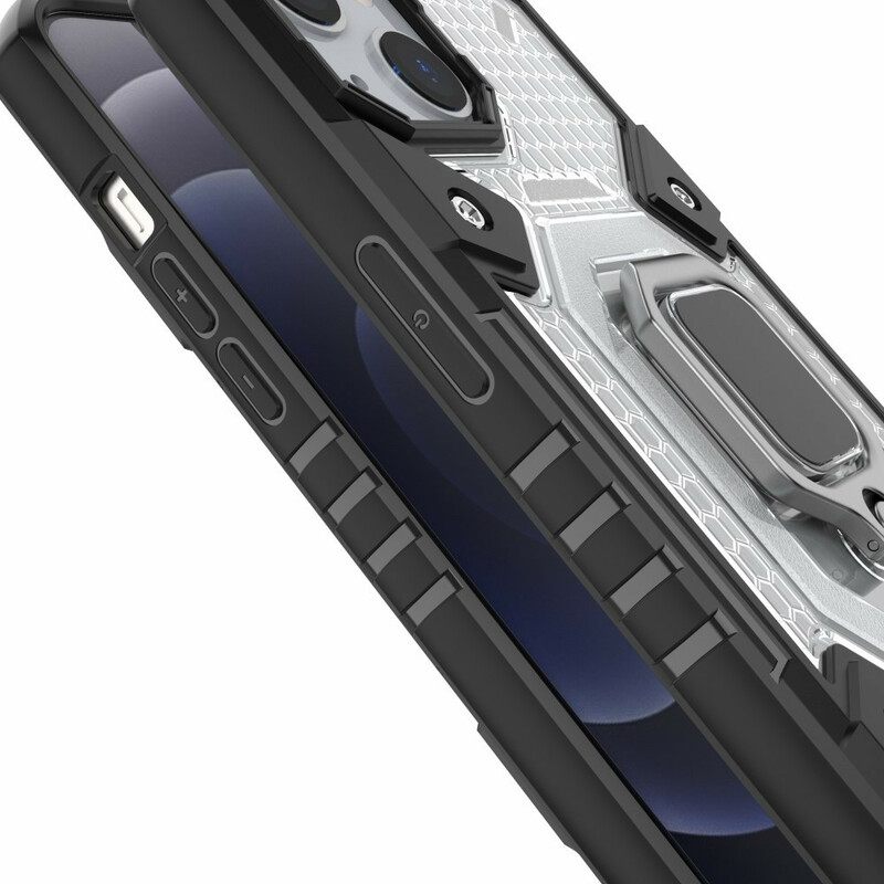 Kuori iPhone 13 Mini Honeycomb Renkaalla