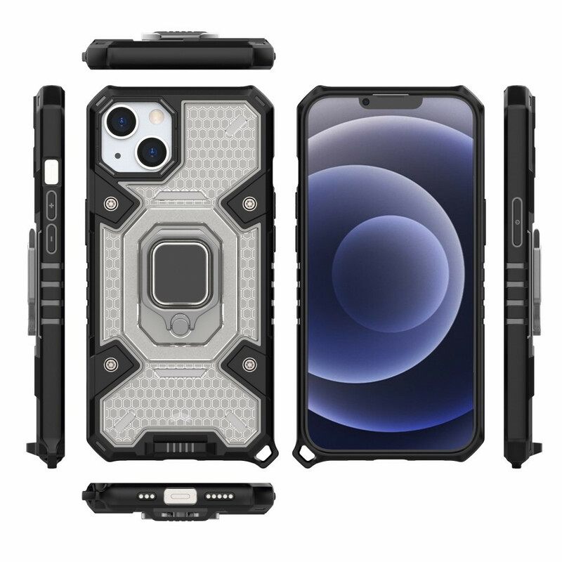 Kuori iPhone 13 Mini Honeycomb Renkaalla