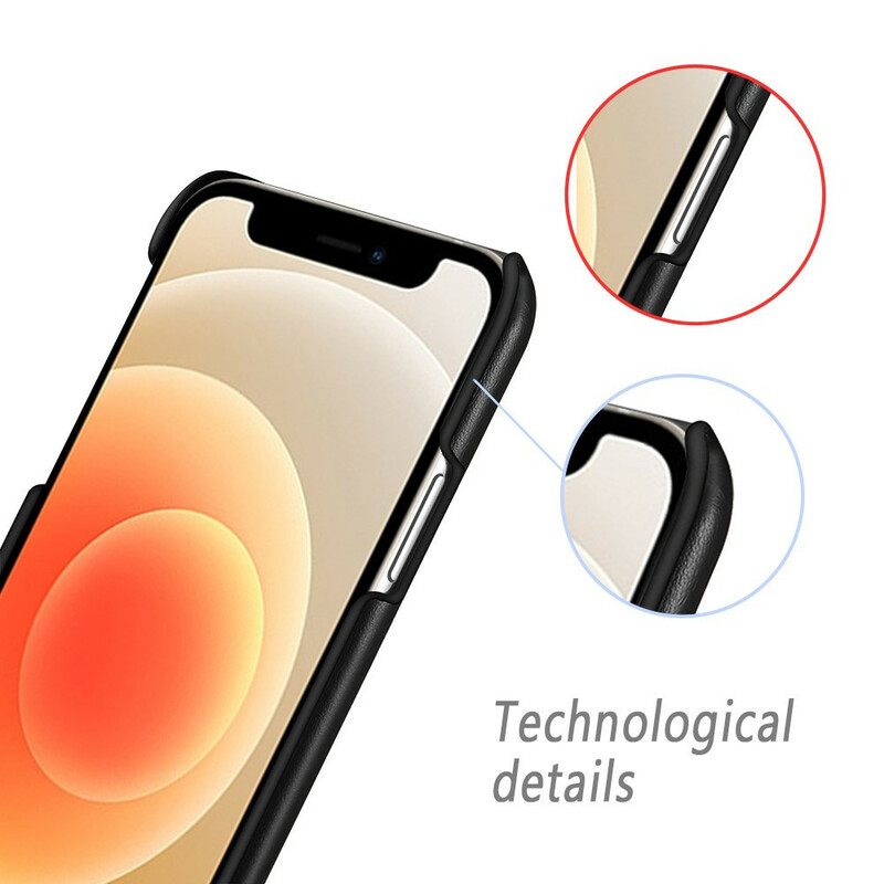 Kuori iPhone 13 Mini Ksq Nahkaefekti
