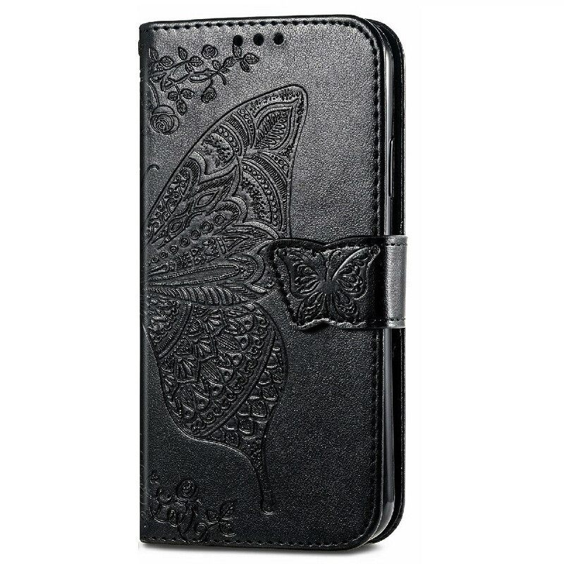 Nahkakotelo iPhone 13 Mini Half Butterflies