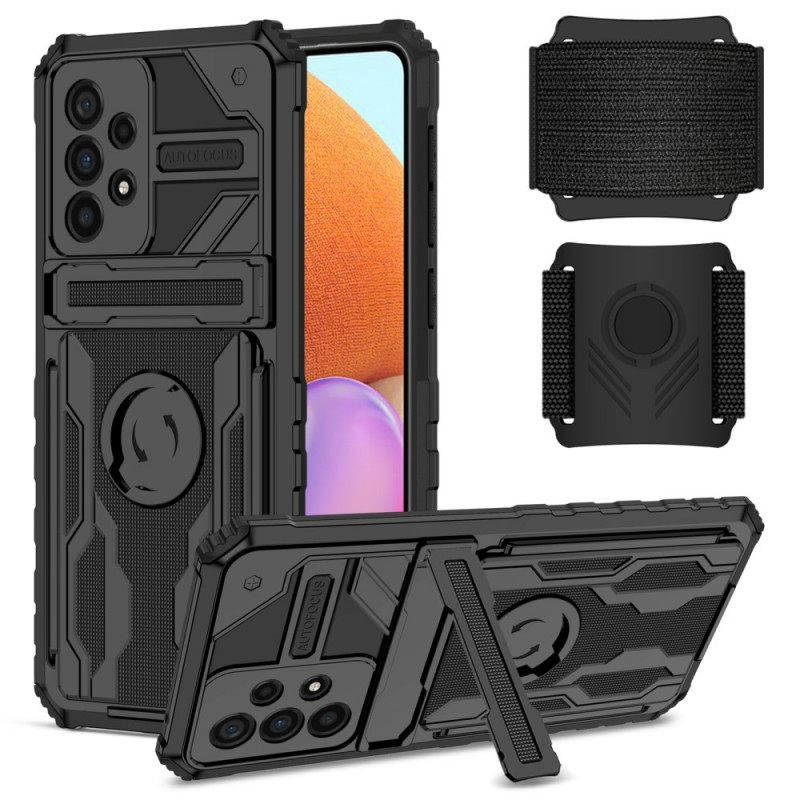 Case Samsung Galaxy A33 5G Monitoiminen Käsivarsinauhalla