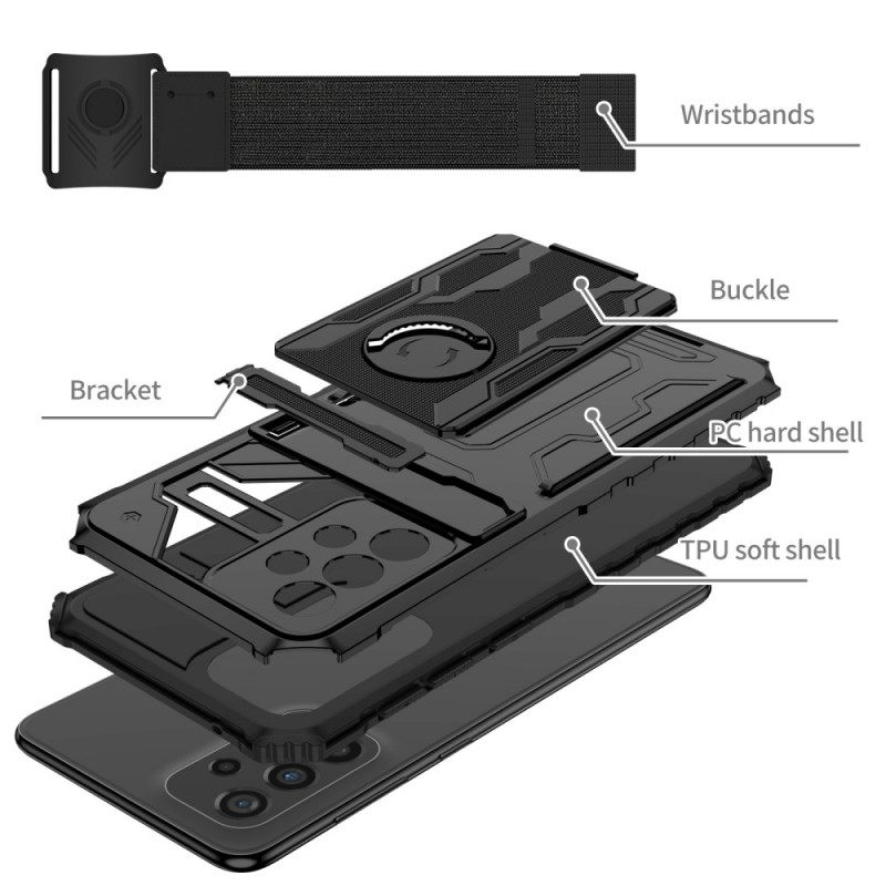 Case Samsung Galaxy A33 5G Monitoiminen Käsivarsinauhalla