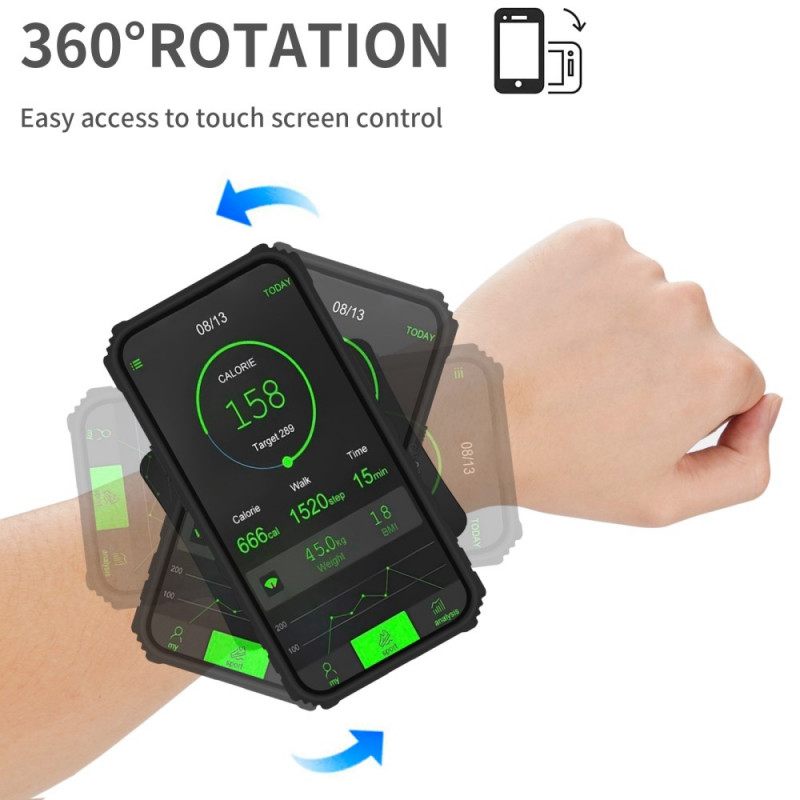 Case Samsung Galaxy A33 5G Monitoiminen Käsivarsinauhalla