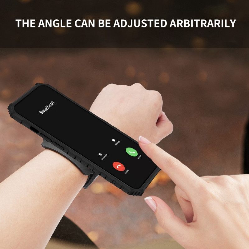 Case Samsung Galaxy A33 5G Monitoiminen Käsivarsinauhalla