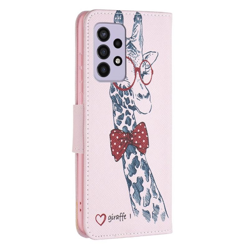 Kotelot Samsung Galaxy A33 5G Brainy Giraffe