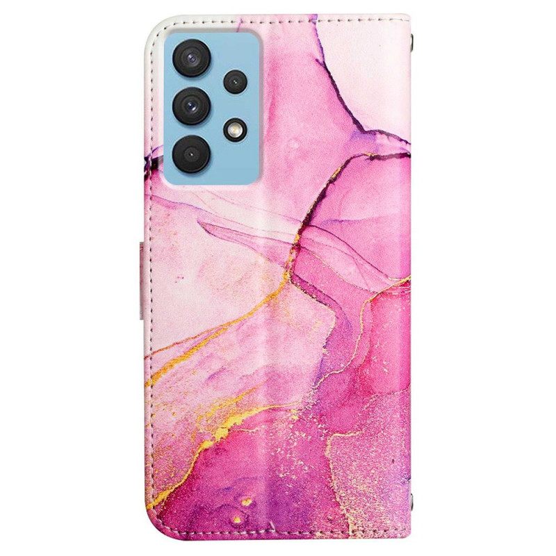Kotelot Samsung Galaxy A33 5G Marble Kaulanauhalla