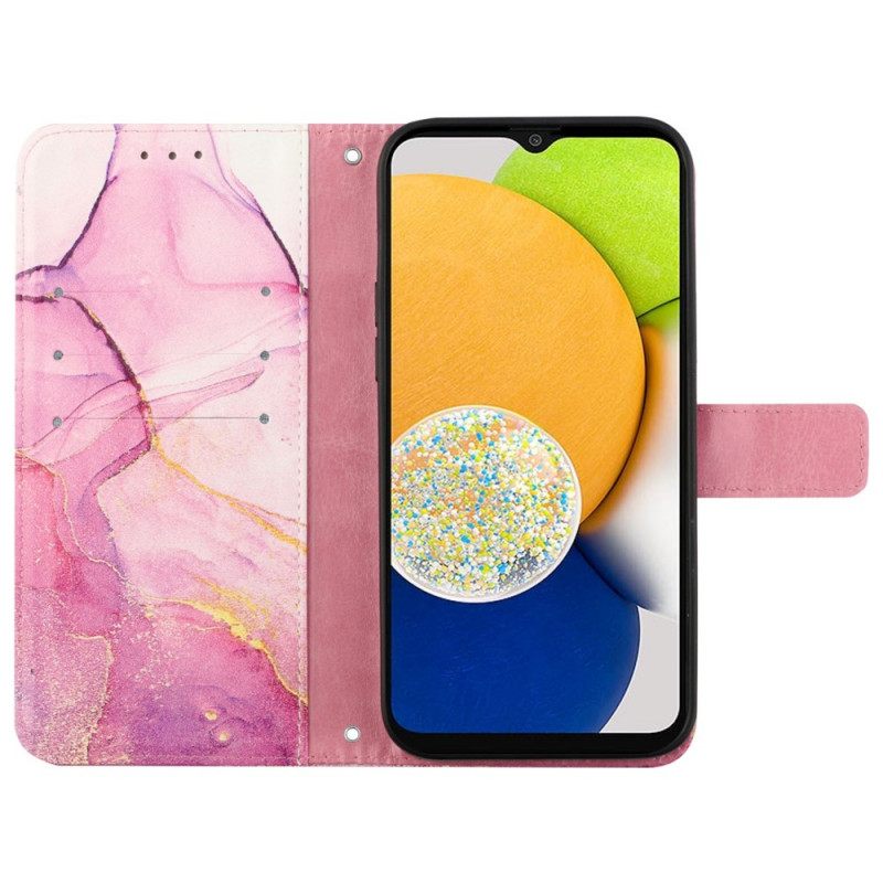 Kotelot Samsung Galaxy A33 5G Marble Kaulanauhalla