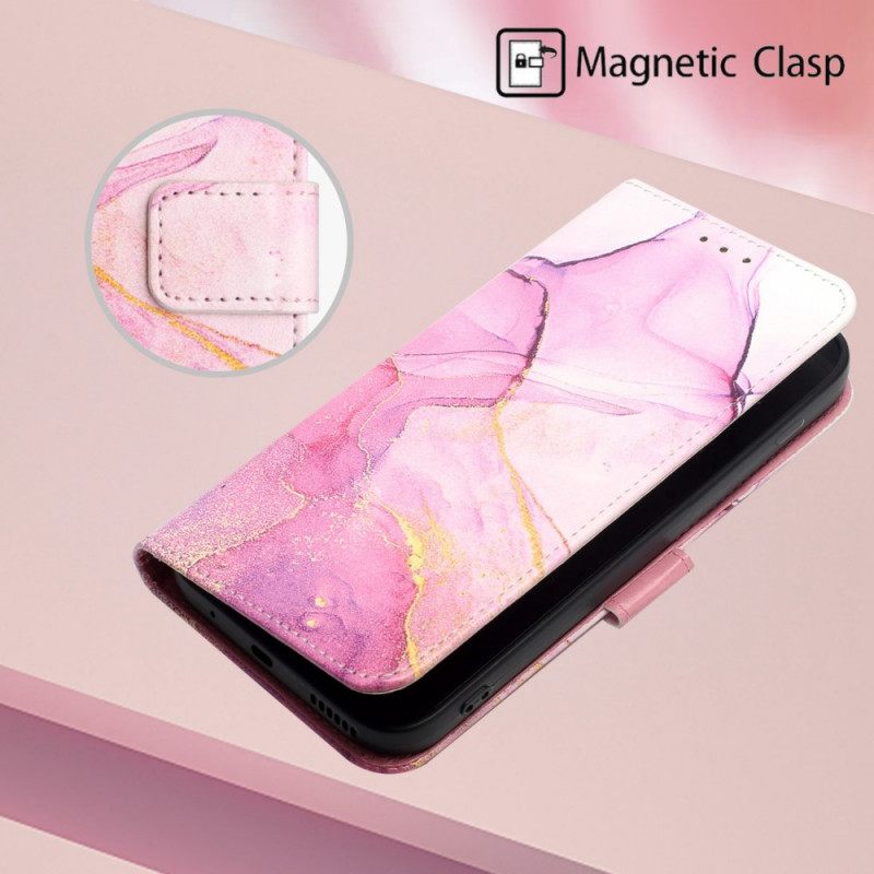 Kotelot Samsung Galaxy A33 5G Marble Kaulanauhalla