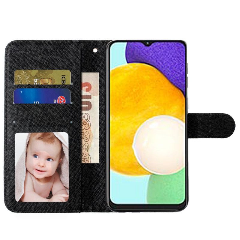 Kotelot Samsung Galaxy A33 5G Suojaketju Kuori Strappy Tiger