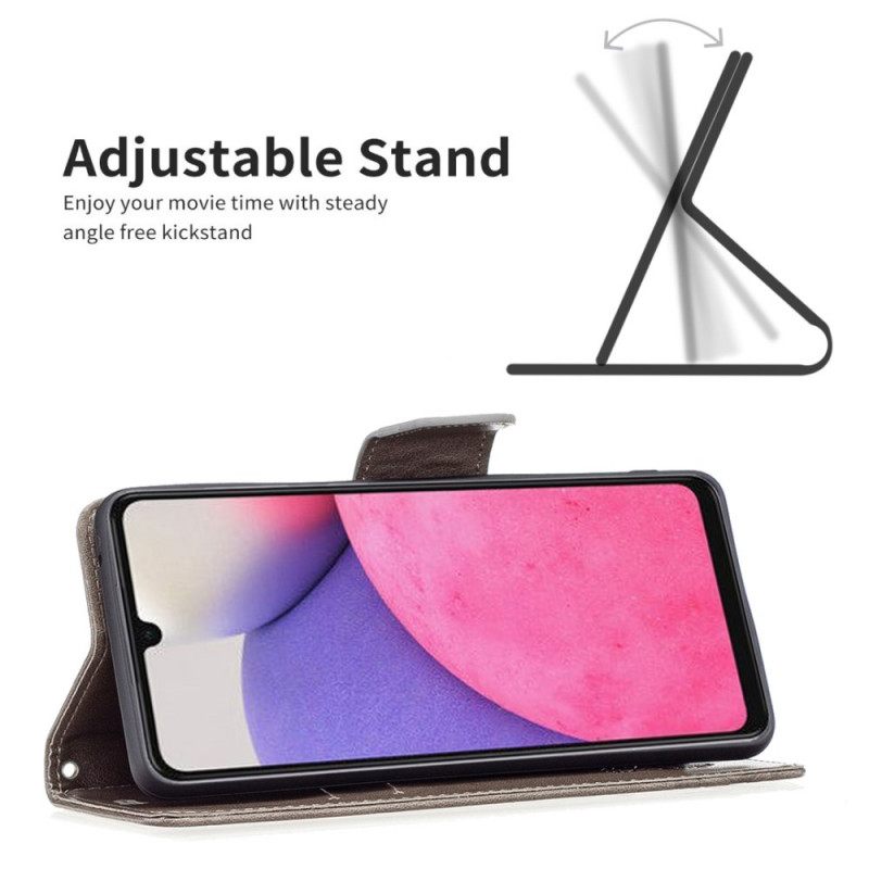 Kotelot Samsung Galaxy A33 5G Suojaketju Kuori Thong Butterflies